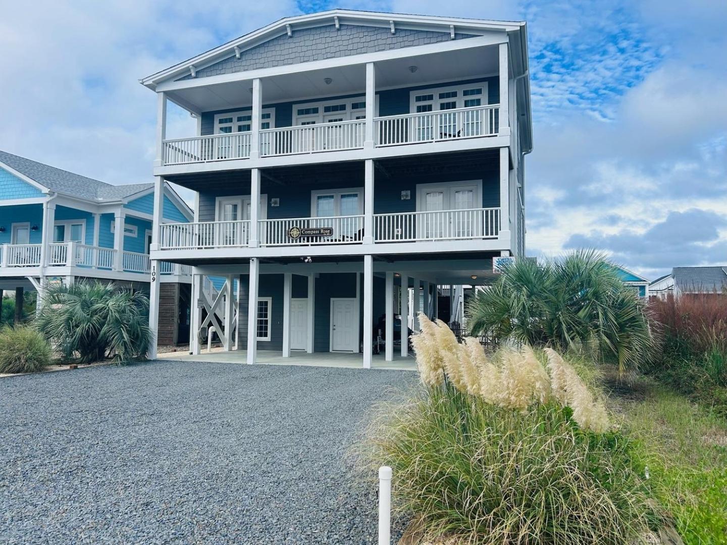 Compass Rose Villa Holden Beach Exteriör bild
